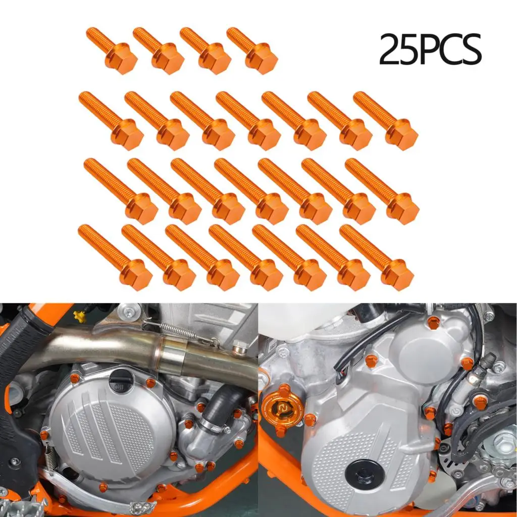 

For KTM 690 ENDURO R ENDUR 690 SMC R SMCR 2009-2022 Motorcycle Engine Bolts Kit Ignition Cover Clutch Cover Oil Filter Cover