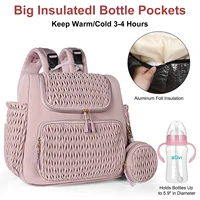 Geestock Diaper Bags For Baby Large Capacity Mommy Bag Travel High Quality Supplies Supplies For Pregnant Women Babies Backpacks 2