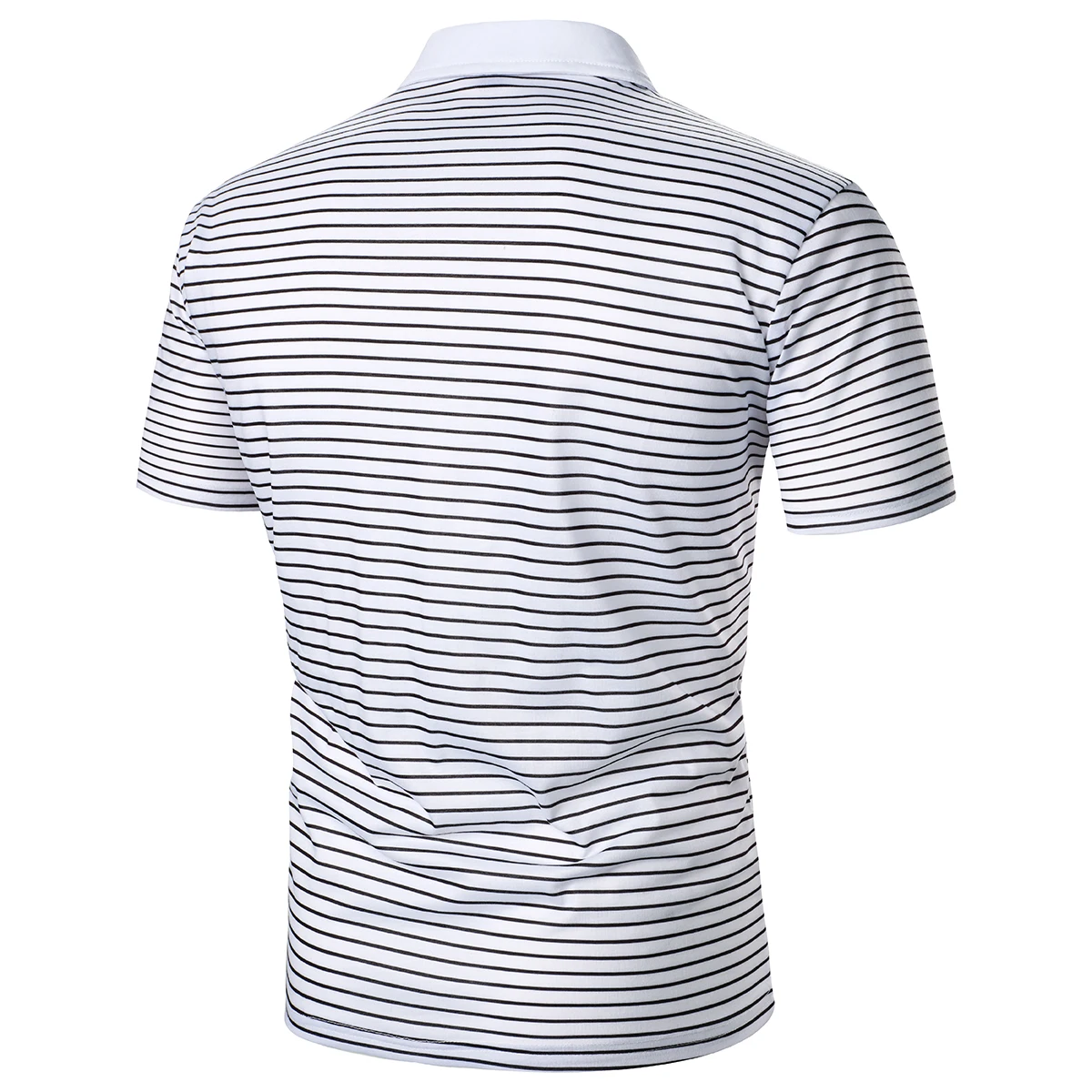 Men Short Sleeve Polo Shirt Contrast Stripe Black Striped Men Top Trending Casual Street Men Lapel Polo Shirt 8 Sfda61760d1094e99bb366f657fff6f2dy
