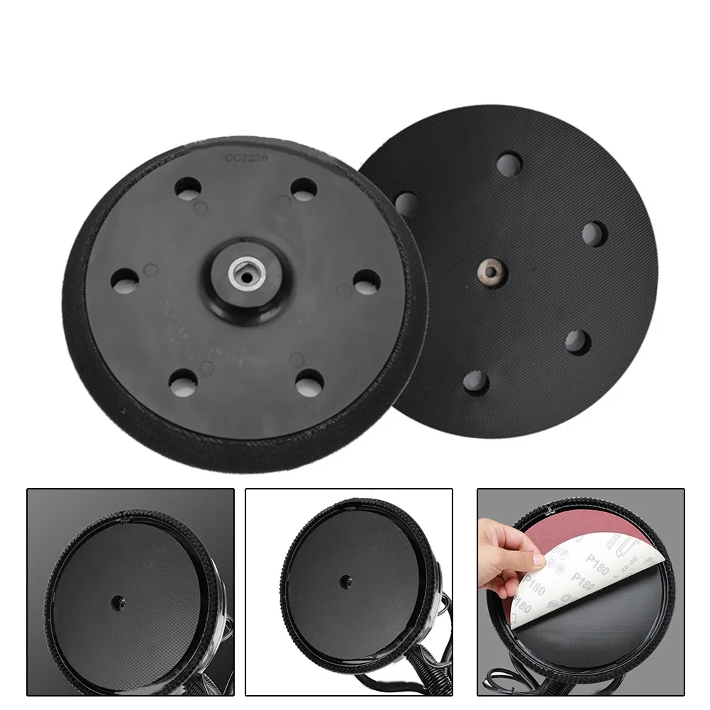 

1pc Grinding Disc 9 Inches 215mm CC-7228 6 Holes With Aluminum Sheet Sander Backing Plastic Power Tools Accessories