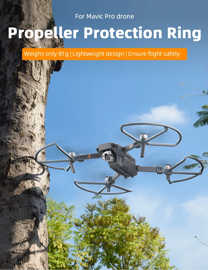 Description Picture 2 of item4pcs Propeller Protector Protection Guard for DJI Mavic Pro Blades Props Quick Release Bumper Cover Protective Spare Accessory