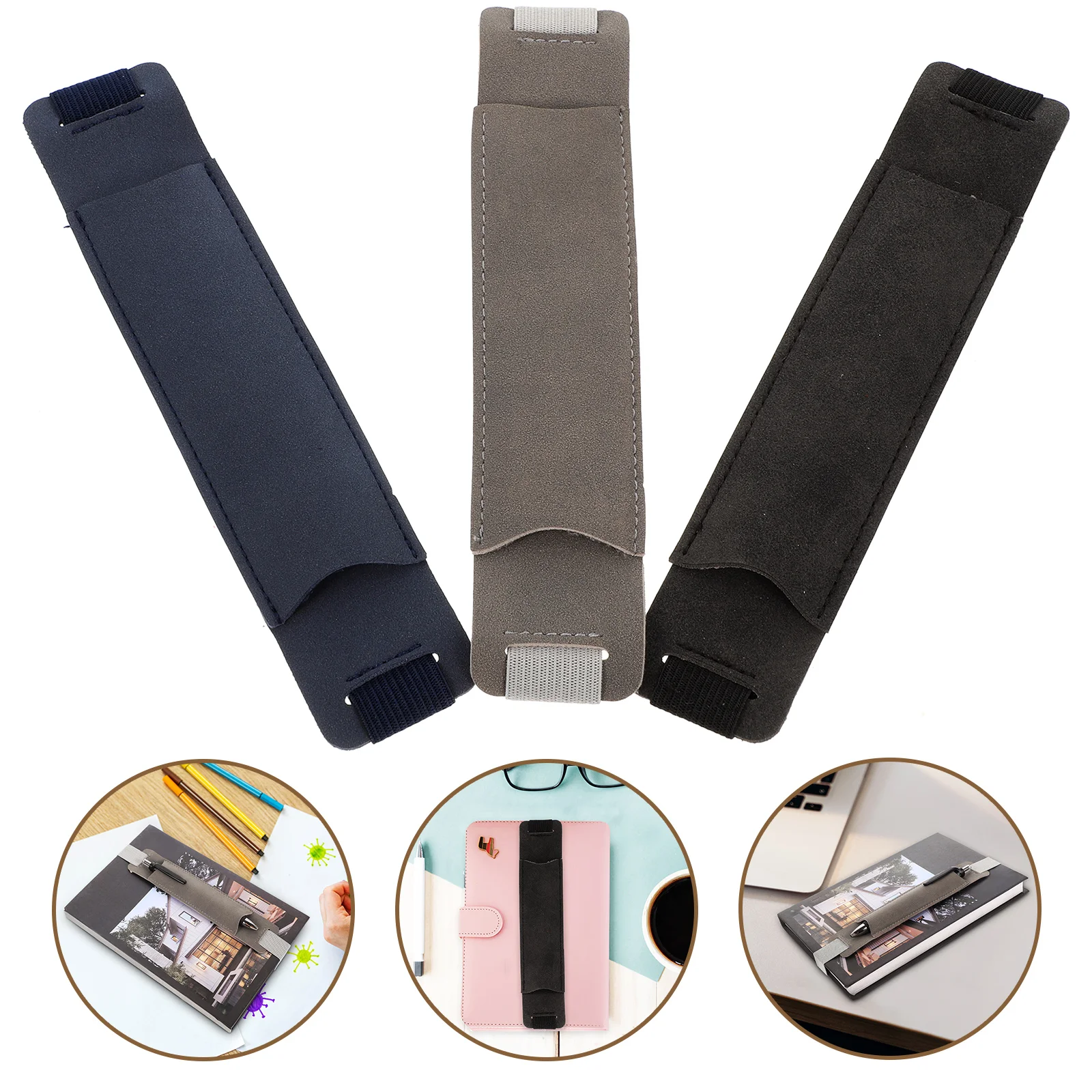 

3 Pcs Pen Case Stylus Cases Retro Style Holders Single Bags Elastic Band Covers Travel