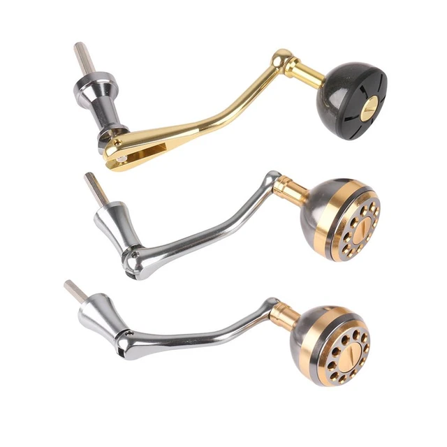 Metal Spinning Fishing Reel Handle Double-end Handle Spinning Fishing Reel  Rocker Arm Accessories Suitable For 1000-4000 Model