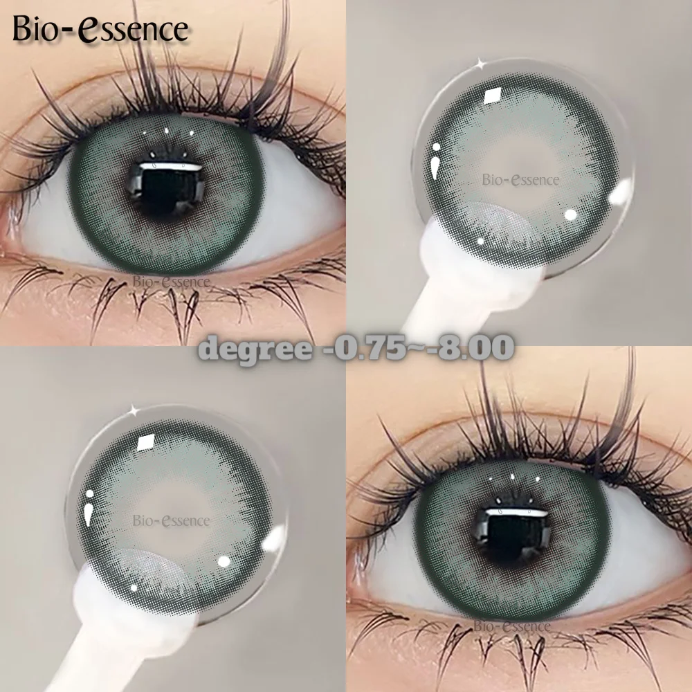 Bio-essence 1 Pair Korean Lenses Colored Contact Lenses for Eyes Big Eye Lenses Brown Lenses Blue Eye Lenses Fog Pearl Lens