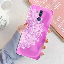 Elegant Marble Chic Girl Silicone Clear Phone Case - Protective Bumper Cover for Mate 20 Lite (TM2051)