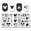 Nail Art Stamp MouTeen071 Cartoon Gesture Finger Nail Plates Stamp King Manicure Set For Nail Art Stamping 2