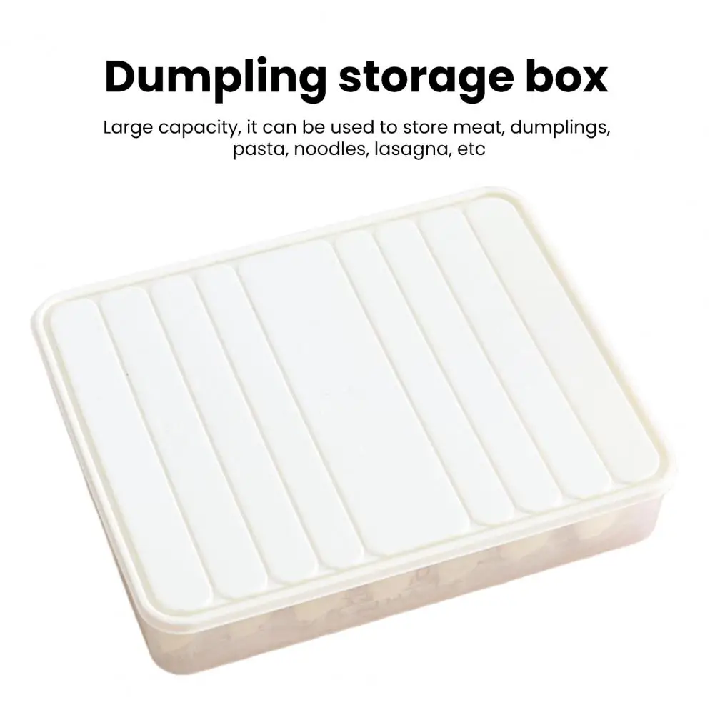 

Food Container Refrigerator Storage Box Capacity Dumpling Storage Box Organize Kitchen with This Transparent for Food