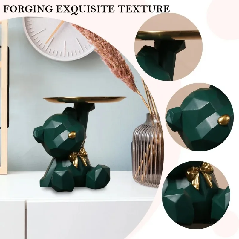 Violent Bear Key Storage Entrance Decoration Entry Living Room Shoe Cabinet Desktop Decoration