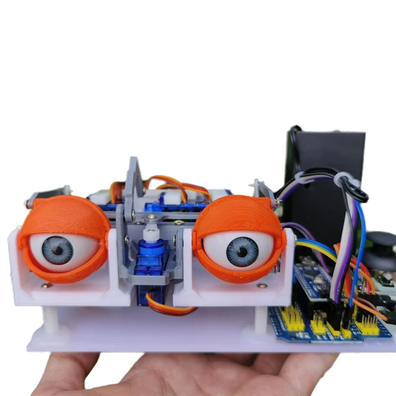 -A89Z Robot per Arduino Macchina robot mobile Occhi biomimetici Robotica Esperimento scientifico Ragazzo Programma Giocattolo STEM Kit