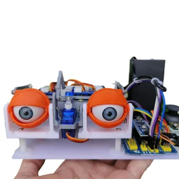 -A89Z Robot per Arduino Macchina robot mobile Occhi biomimetici Robotica Esperimento scientifico Ragazzo Programma Giocattolo STEM Kit
