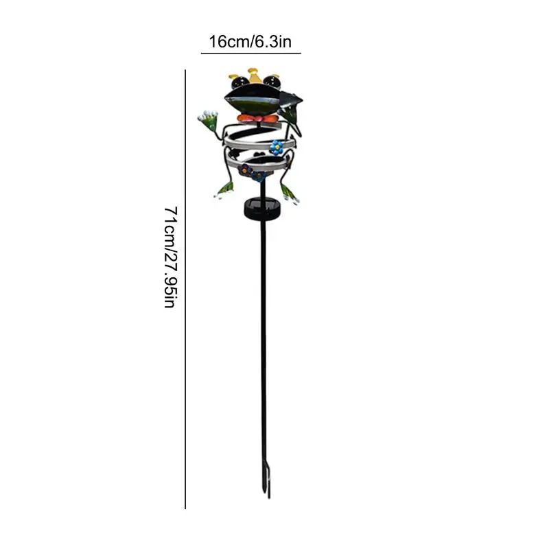 Outdoor Solar Garden Light Frog Snail Light House Garden Stake Light Waterproof Solar Garden Lights Landscape Lighting For 6