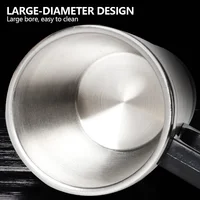 Electric Heating Car Kettle 12V/24V Camping Travel Water Coffee Milk Thermal Mug 300ML Stainless Steel Insulated Drink Cup