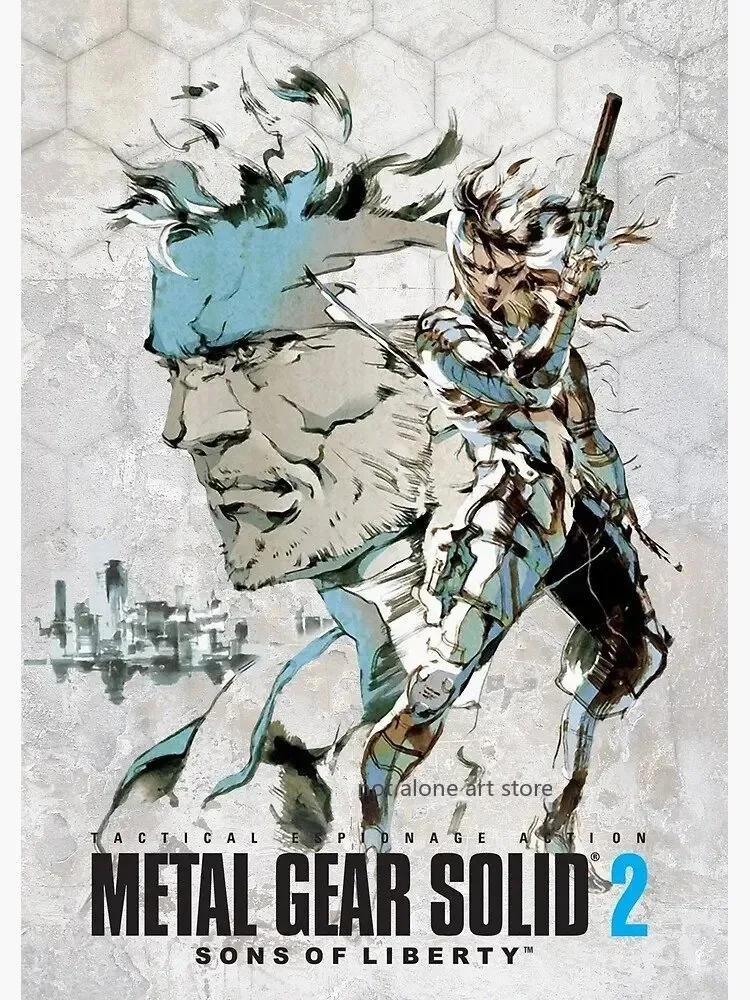 Metal Gear Solid Series Art Poster Canvas Painting - Home Decor Wall Print