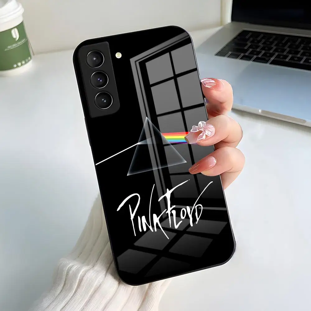 Pink Floyd Themed Glass Phone Case - Rock Band Edition