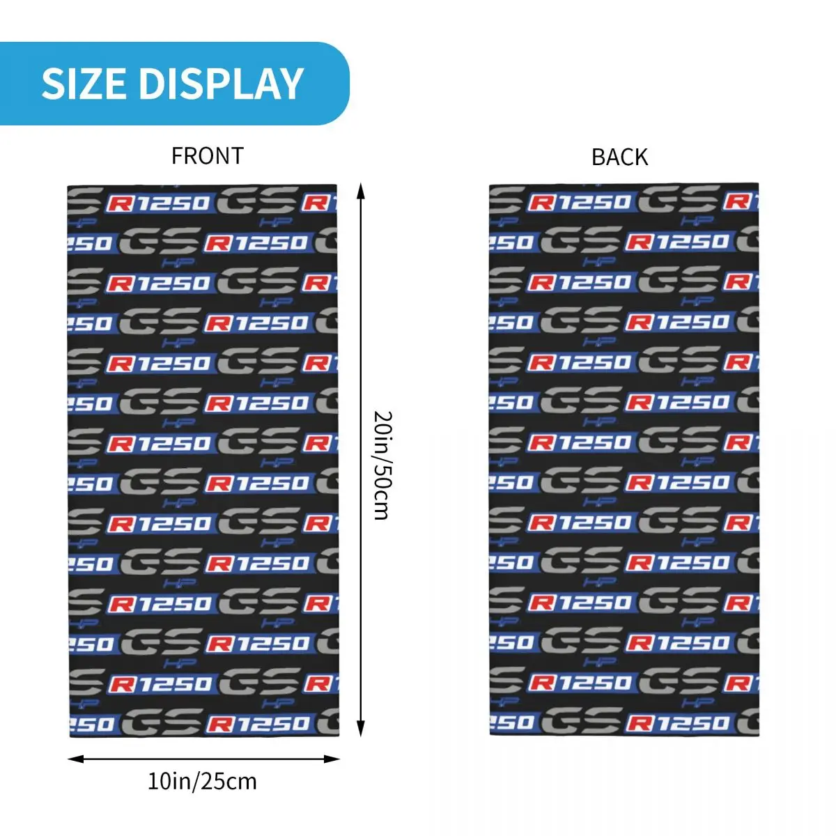 Face Mask R1250 GS HP Motocross Bandana Neck Gaiter Printed GS Face Mask Balaclava