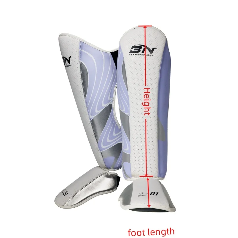 Shin Guard Pads Kickboxing Martial Arts Training Equipment BN MMA Boxing Muay Thai Karate Ankle Foot Protection