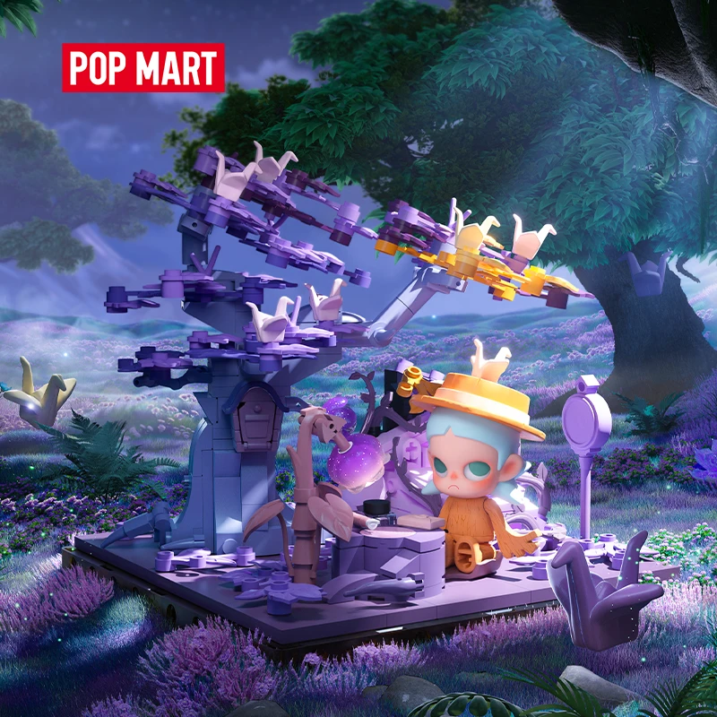 POP MART Big in the Forest フィギュアボックス POP MART Zsiga Walking Into The Forest Serie Blockfiguren POPMART