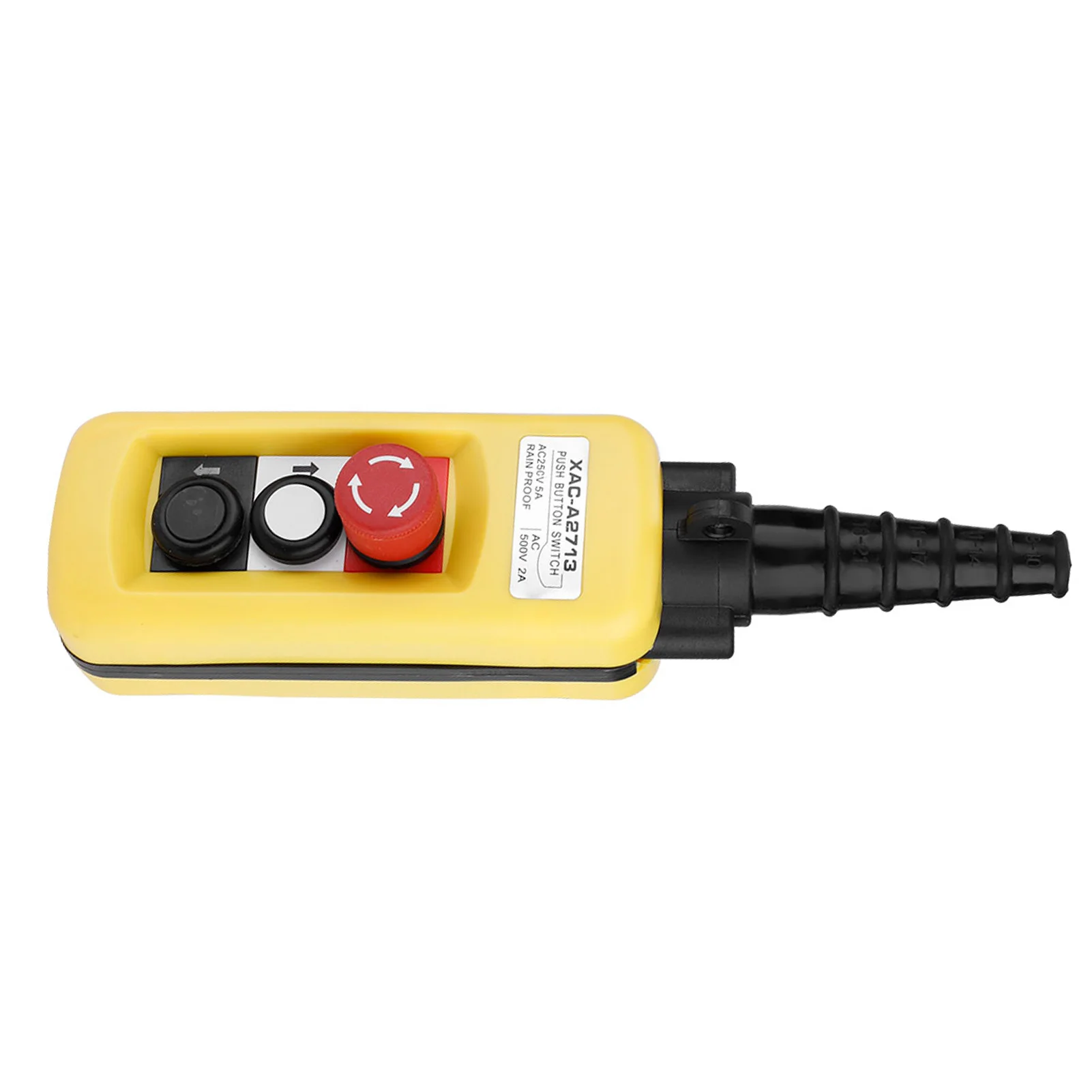 Crane Chain Hoist Push Button Switch Lifting Pendant Controller with Emergency Stop Crane Hoist Control Hoist Push Button Switch