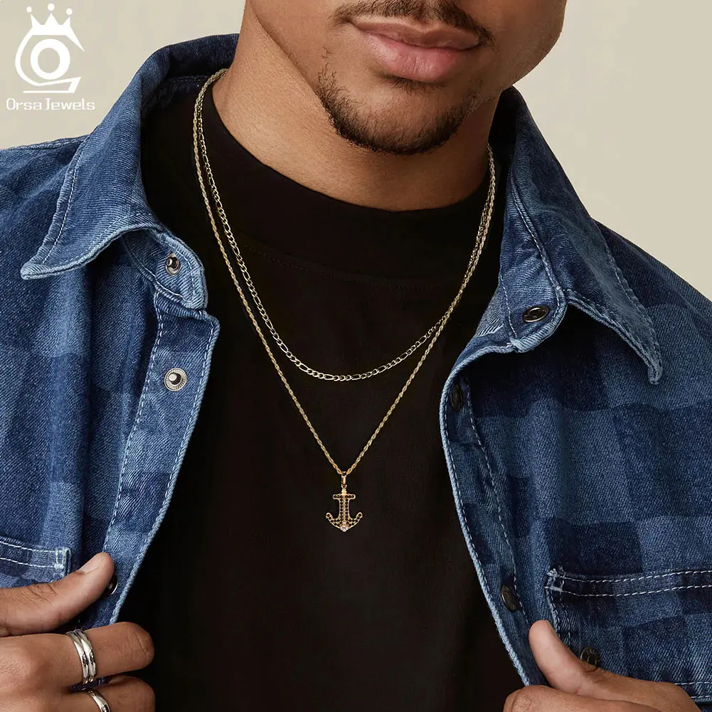 s925 Anchor Mantel Necklace（セット） s925 Anchor Mantel Necklace | Lncs