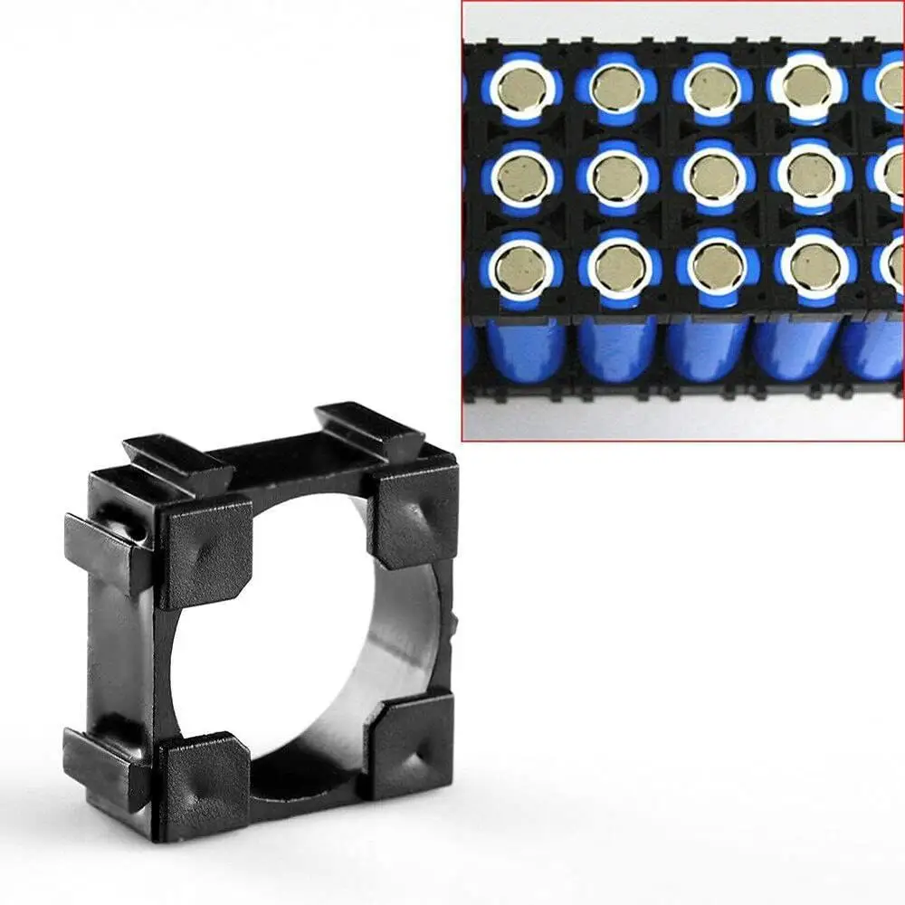100pcs 18650 Battery Spacer Radiating Holder 22 x 22mm Bracket Battery Bracket Electric Car Bike Toy tray