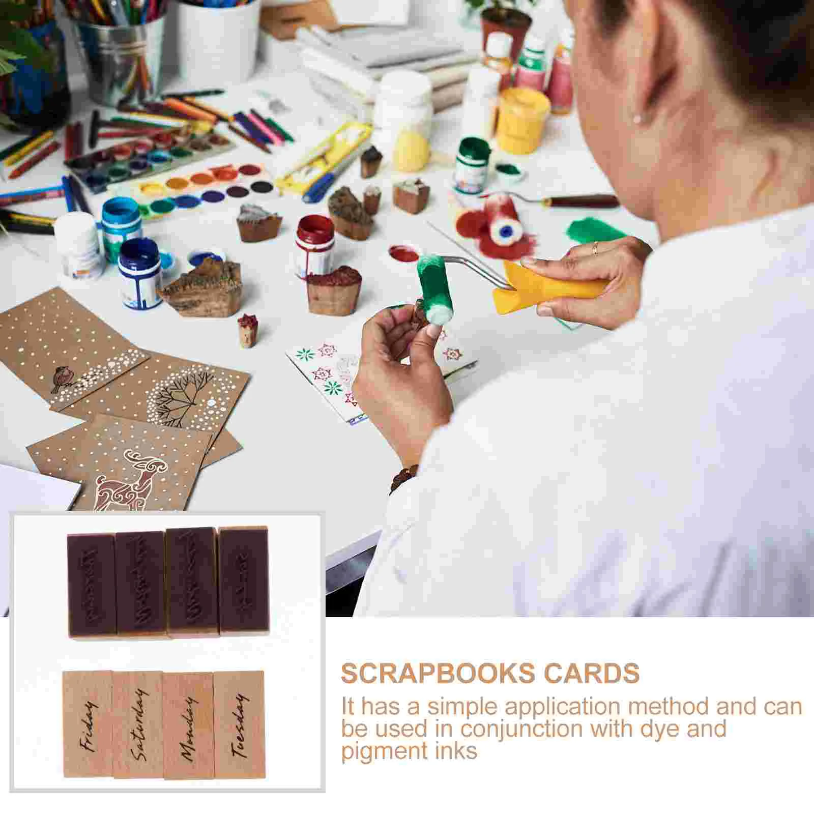 Рисунок 3 - Деревянные резиновые детские штампы