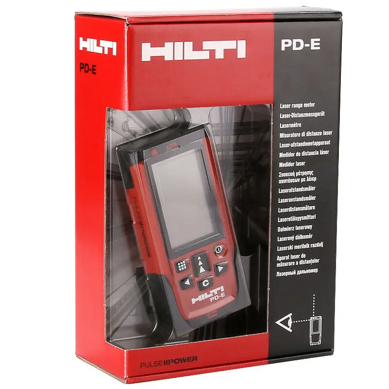Hilti PD-E With Case And Batteries Hilti PD-E Laser Distance Hilti PD-E With Case And Batteries Hilti PD-E Laser Distance