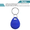 High Quality RFID Proximity 125KHz Blank Chip Copy Writable T5577 EM4305 Token Tag Keychain Card For Door Entry Access Control 3