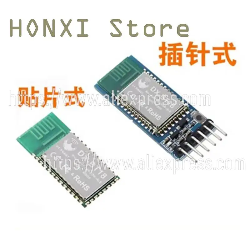 

1PCS DX-BT18 bluetooth dual-mode module with bottom SPP2.0 + BLE4.0 passthrough compatible with HC - 06 serial port