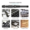 1PC 6mm-64mm Adjustable Hand Reamer HSS Alloy Steel Reamer Hand Reamer Machine Cutting Tools for Aluminum Cast Iron Copper Alloy 4