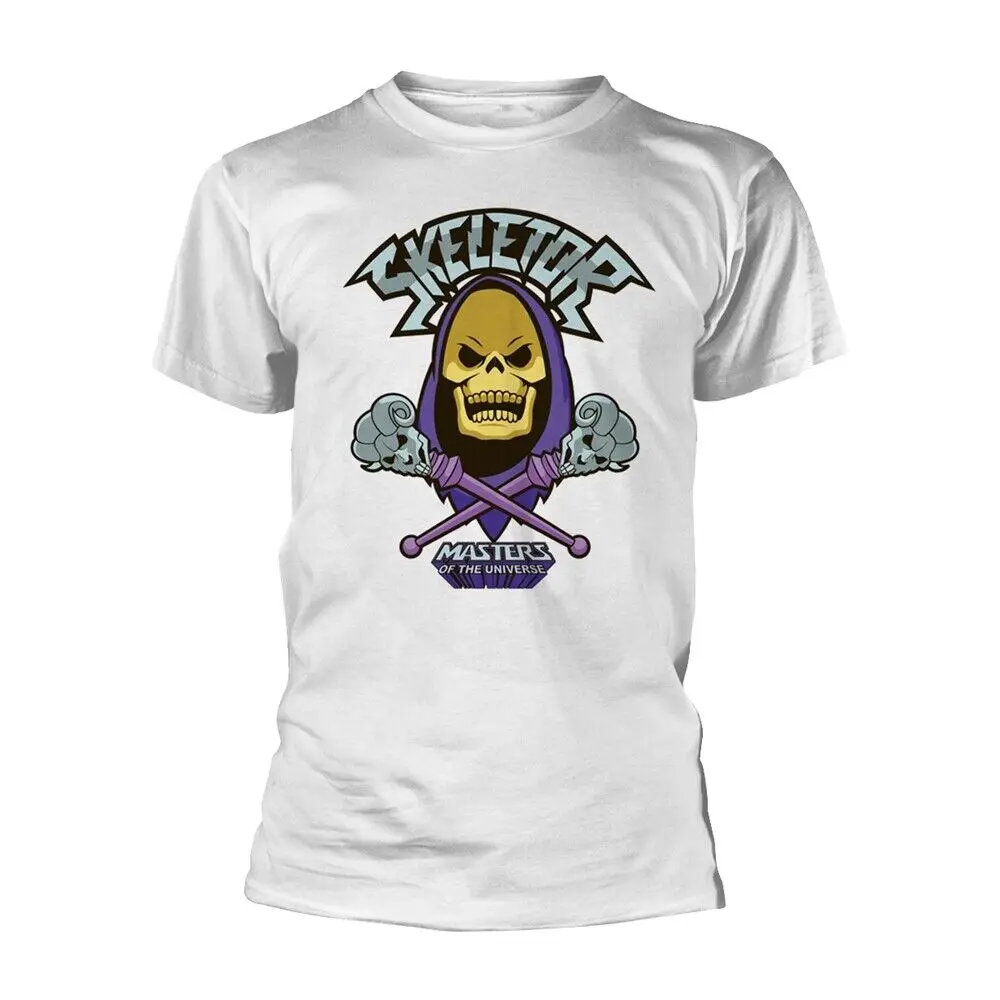 Masters Of The Universe-T-Shirt Bianca Con Croce Skeletor Xx-Large
