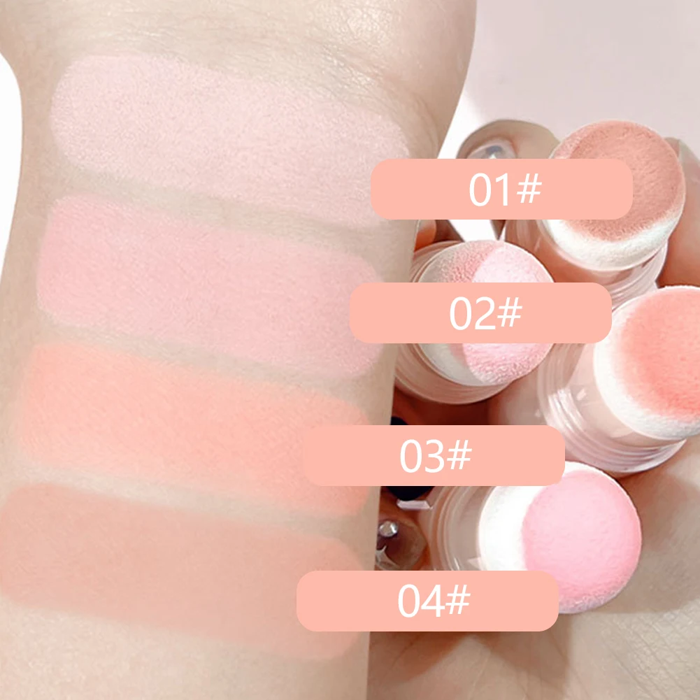 Blush Stick Soft Sponge Blusher Beauty Wand Highlighter Blush With Cushion Liquid Face Bronzer Wand Stick Applicator Makeup 3