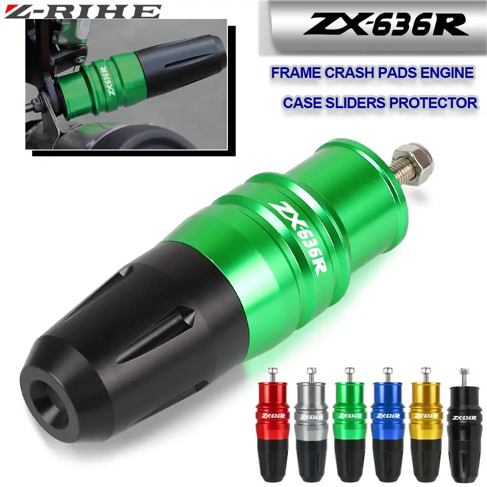

Motorcycle Falling Protection Frame Slider Fairing Guard Crash Pad Protector For KAWASAKI NINJA ZX636R ZX-636R 2000-2021 2020