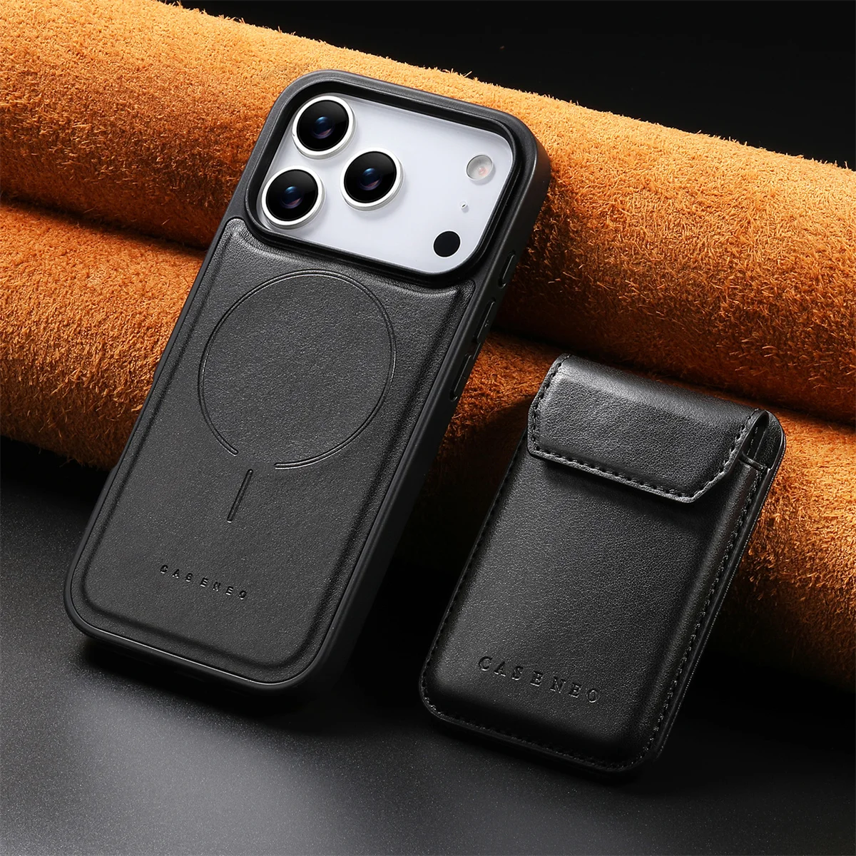 Detachable Magnetic Leather Pocket Phone Case with Wallet Card Slots Holder Cover