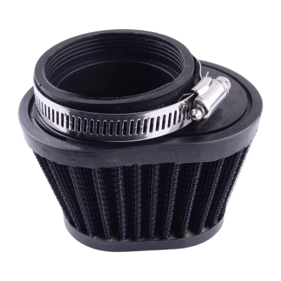 

51 мм черный высокопроизводительный автомобильный мотоциклетный воздушный Впускной фильтр, впускной конусный очиститель, универсальный