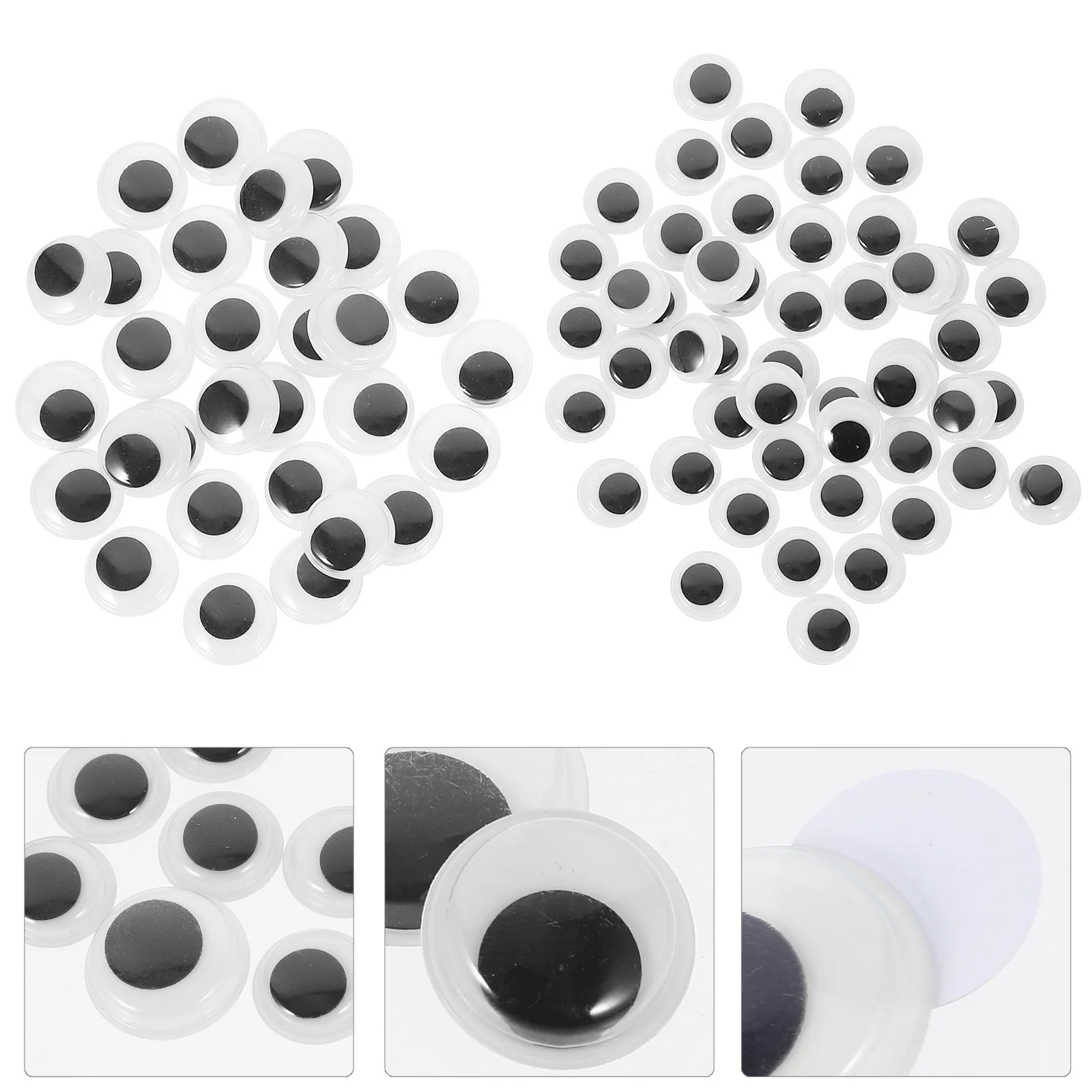 

Reusable Portable Multi-use Creative Eye Balls Decoration Doll Eyes Patches Decorative Eyeballs Doll Eyes for Crafts Decor