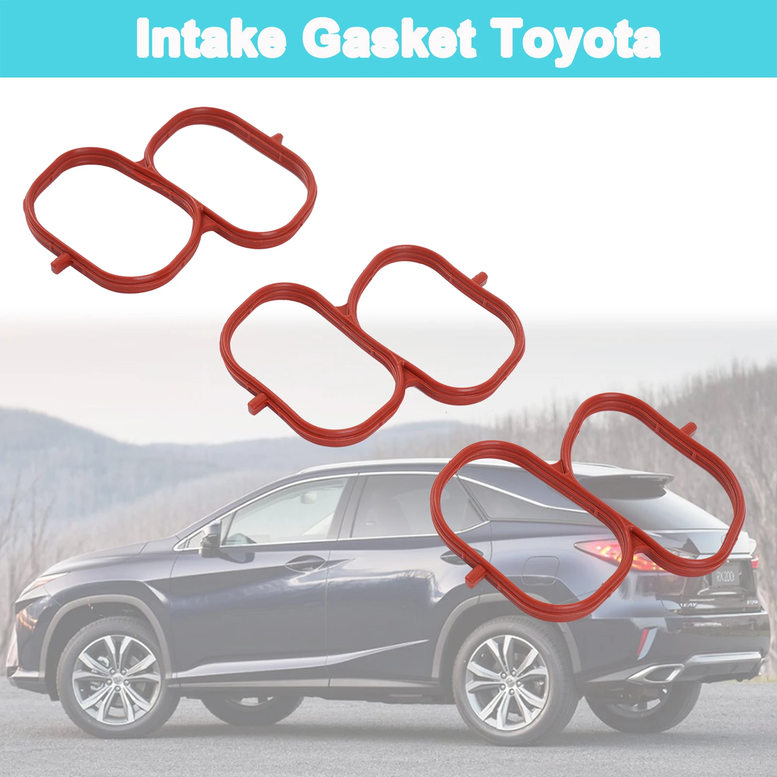 Engine Intake Manifold Plenum Gasket Replacement 17176-0P021 17176-31040 For Toyota Avalon Camry 3.5L 2005-17 Lexus 3.5L 2007-17