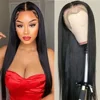 32 Inch Straight Wigs Human Hair For Women 13x4 Lace Front Wig Brazilian Remy Human Hair Wigs 180% Density 4x4 Lace Closure Wig 1
