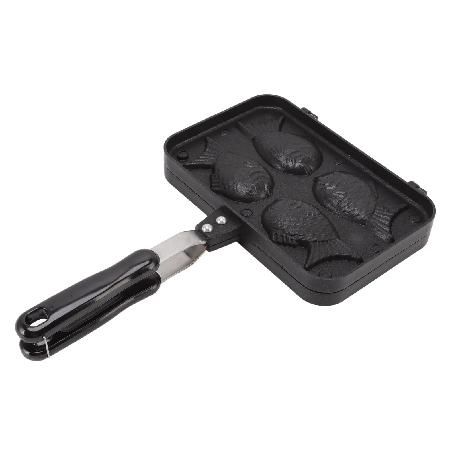 Taiyaki Cake Maker Taiyaki Cooking Bakeware Fish Shape Cake Maker Non Stick Double Baking Pan Waffle Baking Mold baking mould cake waffle maker