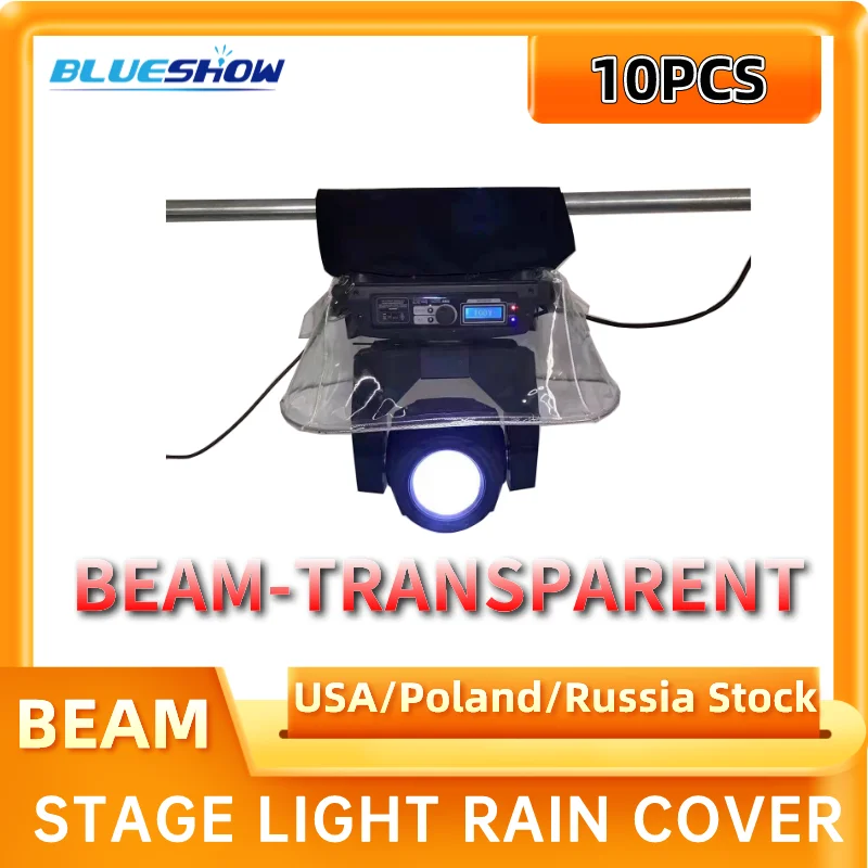 Description Picture 3 of item10pcs 960 LED Strobe Light Cover Light Beam Rain Cover Waterproof Raincoat Snow Coat LED PAR Light Battery Par Outdoor