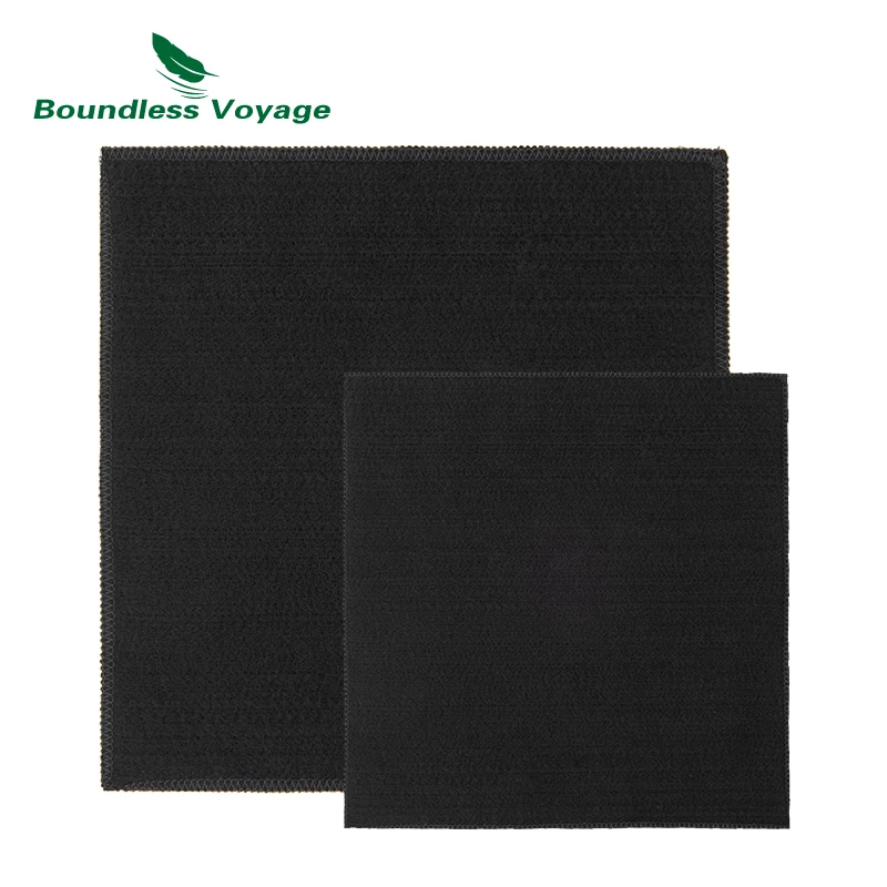 Boundless Voyage Fire Blanket for Heat Resistant Welding Blanket 1472&deg;F Flame Retardant Carbon Felt for Grill Stove Soldering Pr