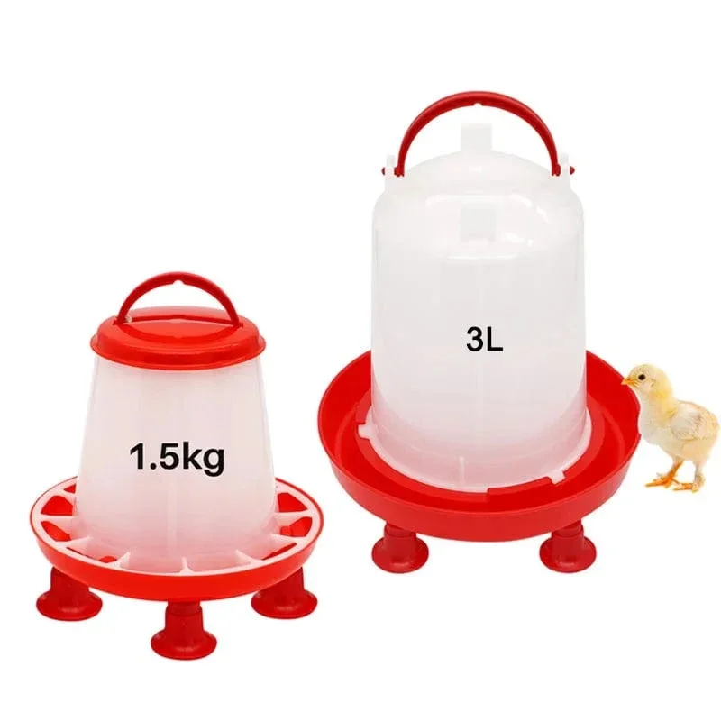 16623-062249.jpg 1.5 Kg/3 L Automatic Chicken Poultry Waterer Bucket Feeder High Quality Water Barrel Drinker Bucket Quail Drinking Farm Supply