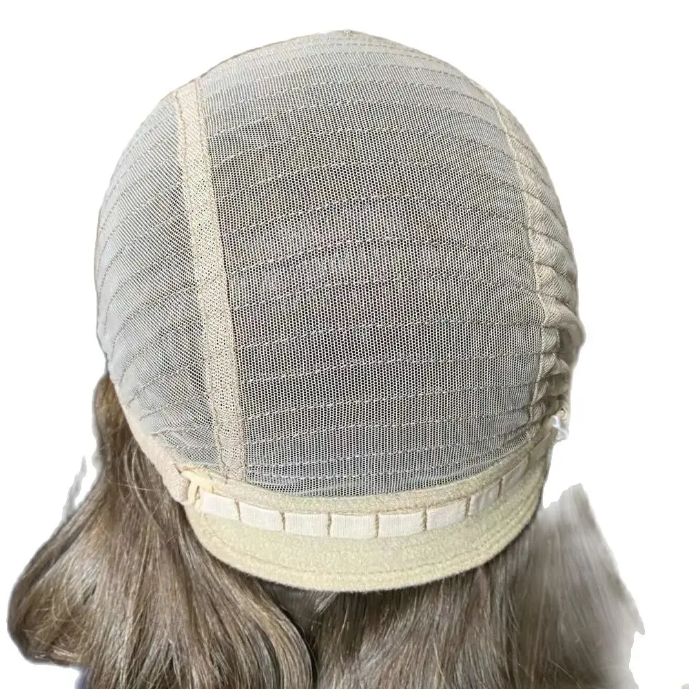 Women Wig Silicon Anti-allergy Swiss Lace Front Human Hair Wigs Silk Top Short European Virgin Hair Piece