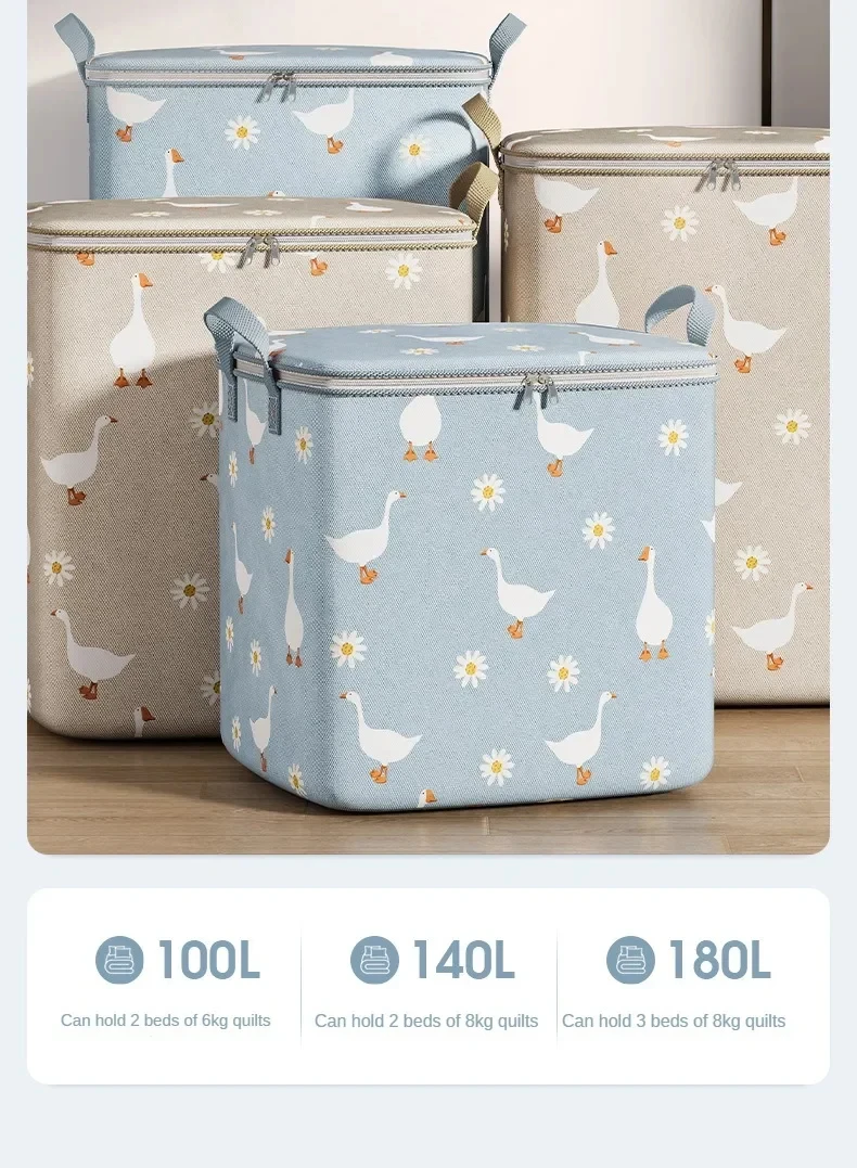 Description Picture 6 of item1Pc Pouch Storage Bag Organizer Used To Store Daily Necessities Foldable Waterproof Material High-Capacity