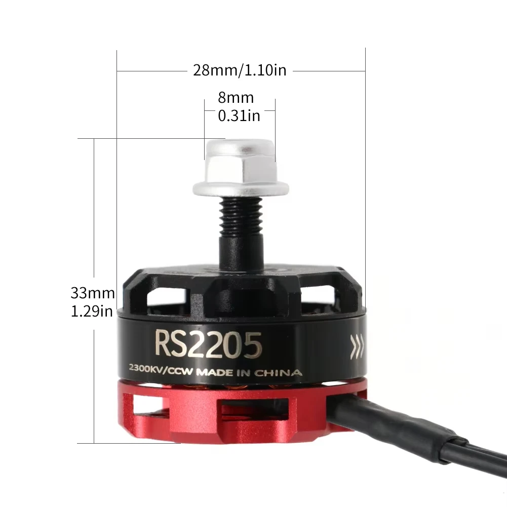 RC Motors RS2205 2205 2300KV CW+CCW Brushless Motor for RC QAV250 X210 Racing Drone Multicopter FPV