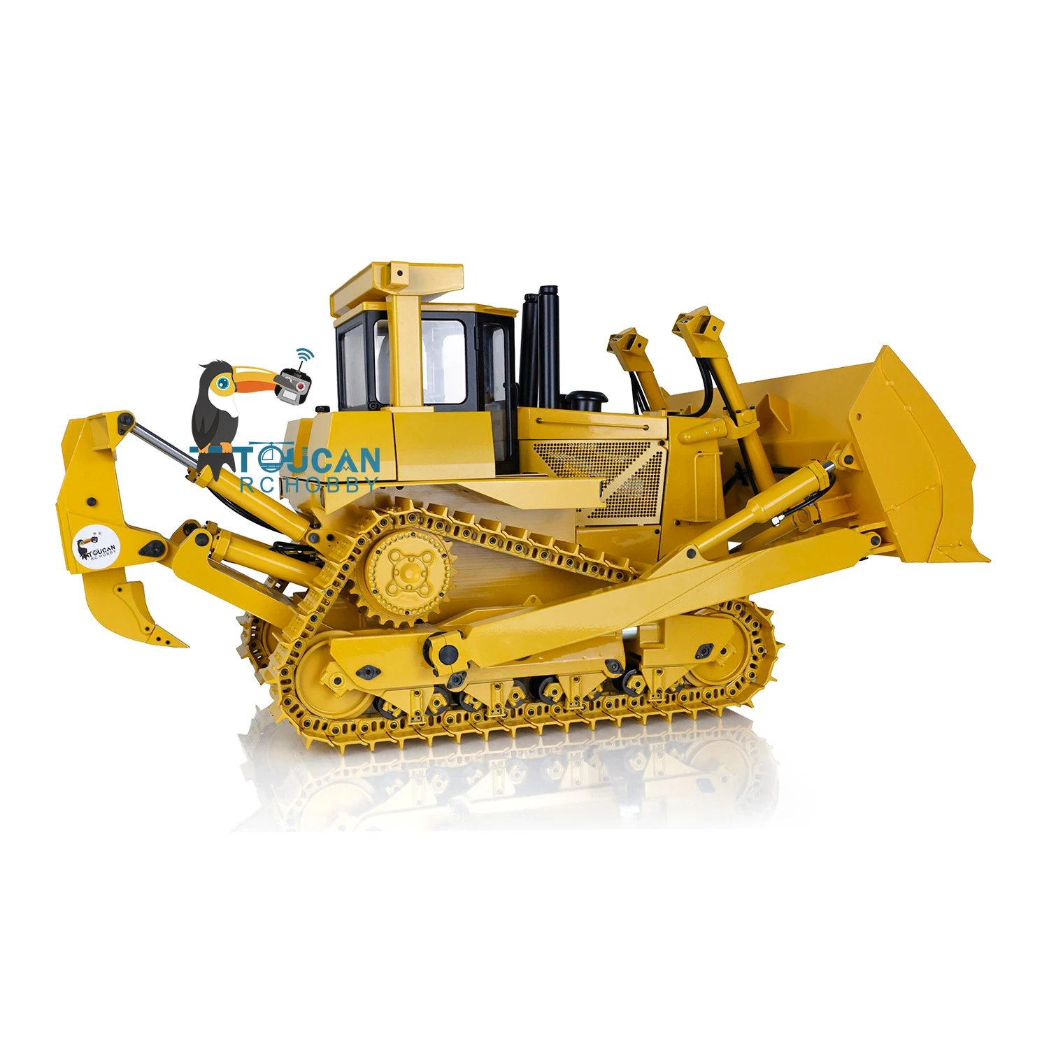 DXR2 JDModel D10T 1/14 Hydraulic RC Bulldozer with Upgraded Metal Dozer Blade Radio Control Finished Trucks Cars Model THZH1761 4