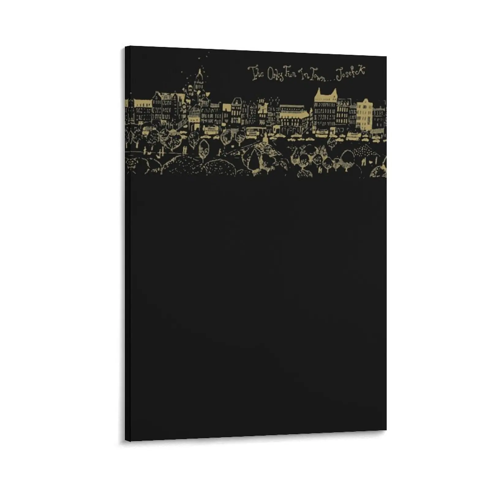

Josef k the only fun in town Canvas Painting art mural anime decoration