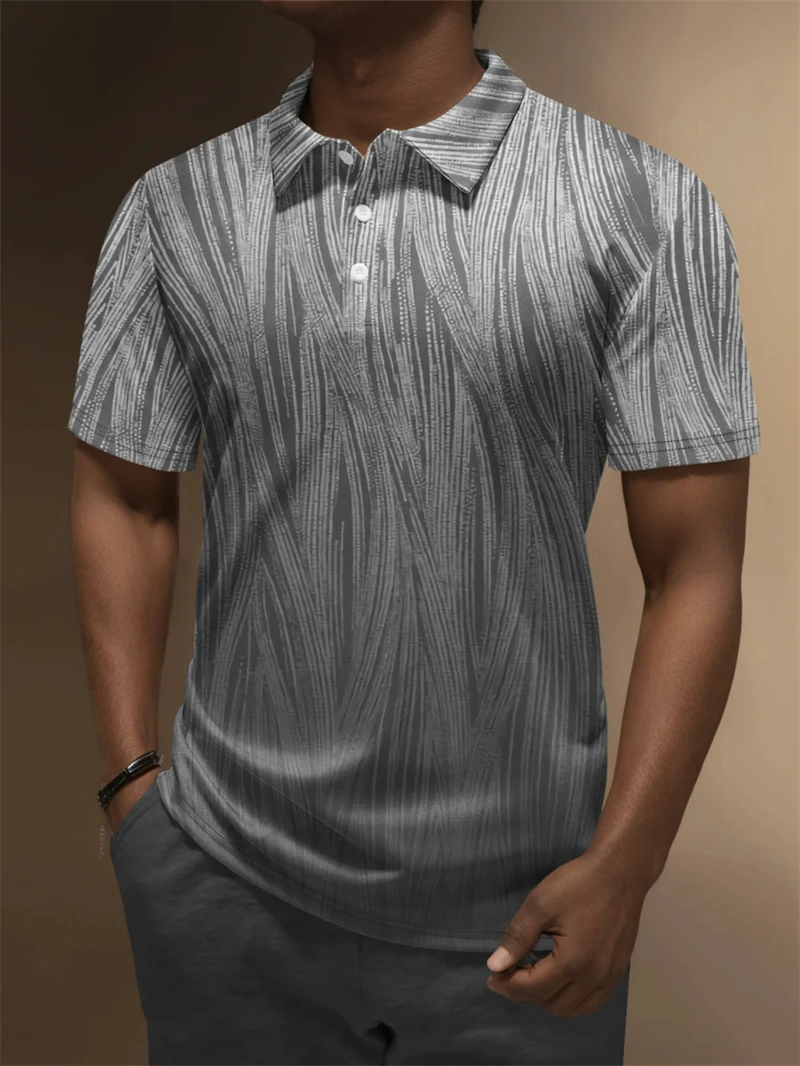 Rainbow Stripe Polo Shirt For Man Gradient Pattern 3D Printed Polo T-Shirts Summer Street Casual Short Sleeve Loose Lapel Tees 8 Sfda8e7170ddd441bb12d28abe05a540el