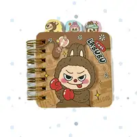 LABUBU spiral-bound categorized notebook mini color pape booklet student cartoon cute notebook 72*72mm 2
