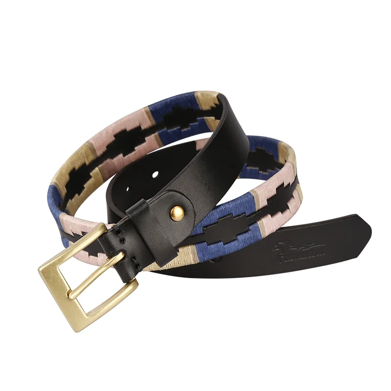 equestrian equiments for rider ride horse belt cowhide girdle colorful waistband