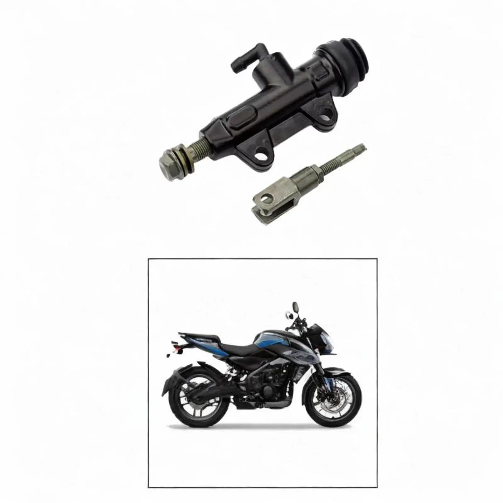 Motorcycle Brake System Component Performance Rear Foot Brake Pump Reusable Portable Stable Lightweight Motorcycle Pump